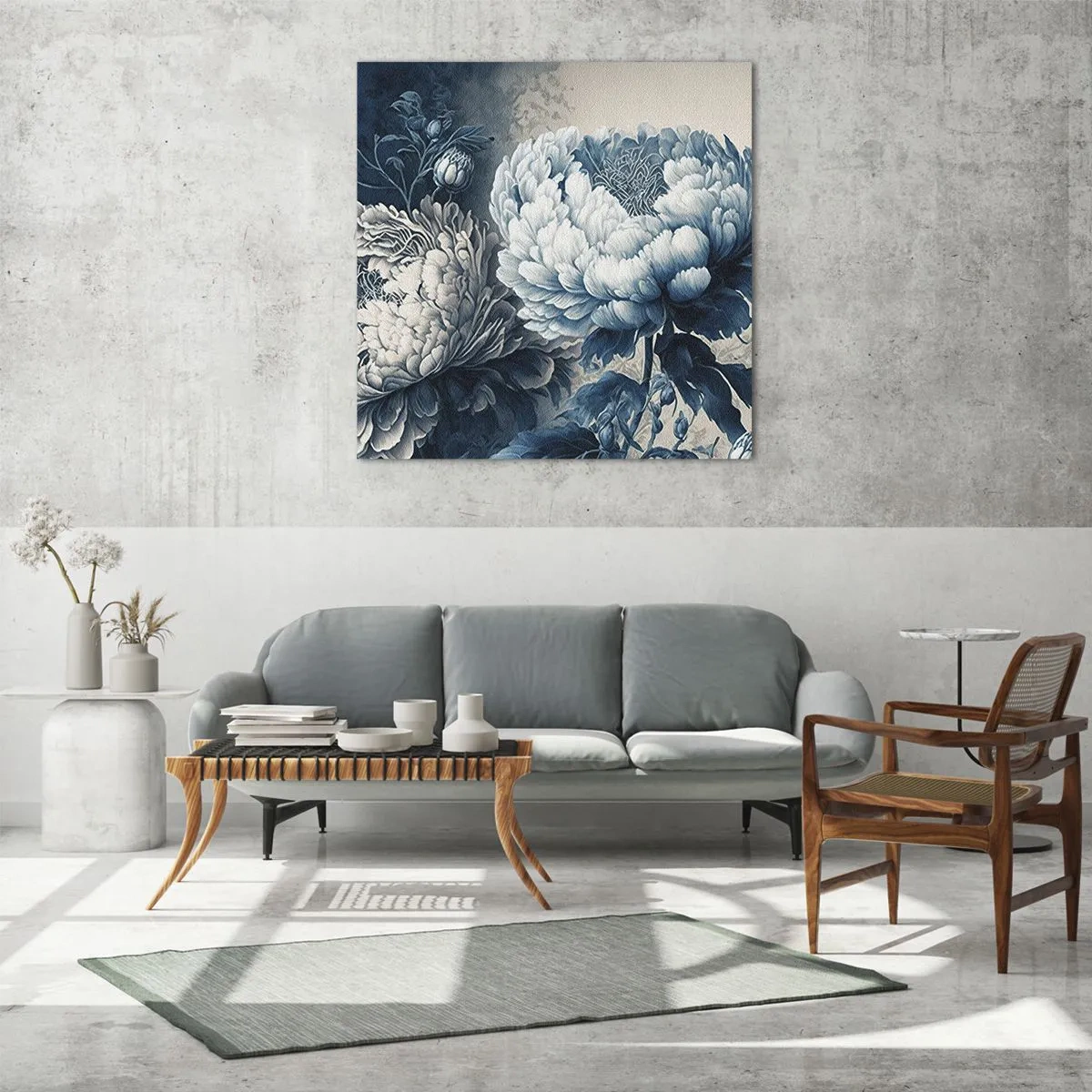 Billede på glas - Et godt matchet par - 60x60 cm