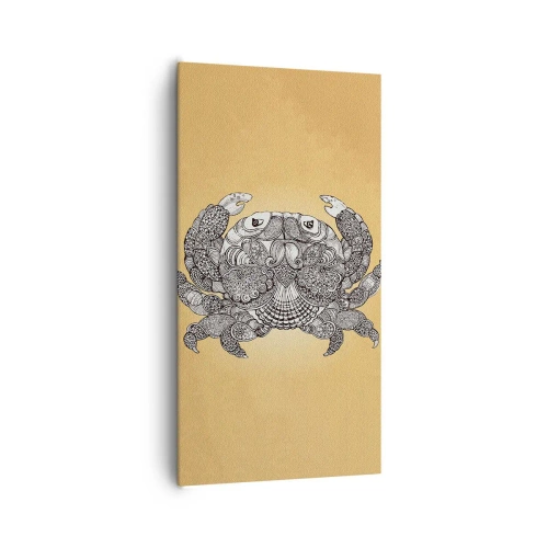 Lærredstryk - Billede på lærred - Fortællinger om hr. krabbe - 65x120 cm