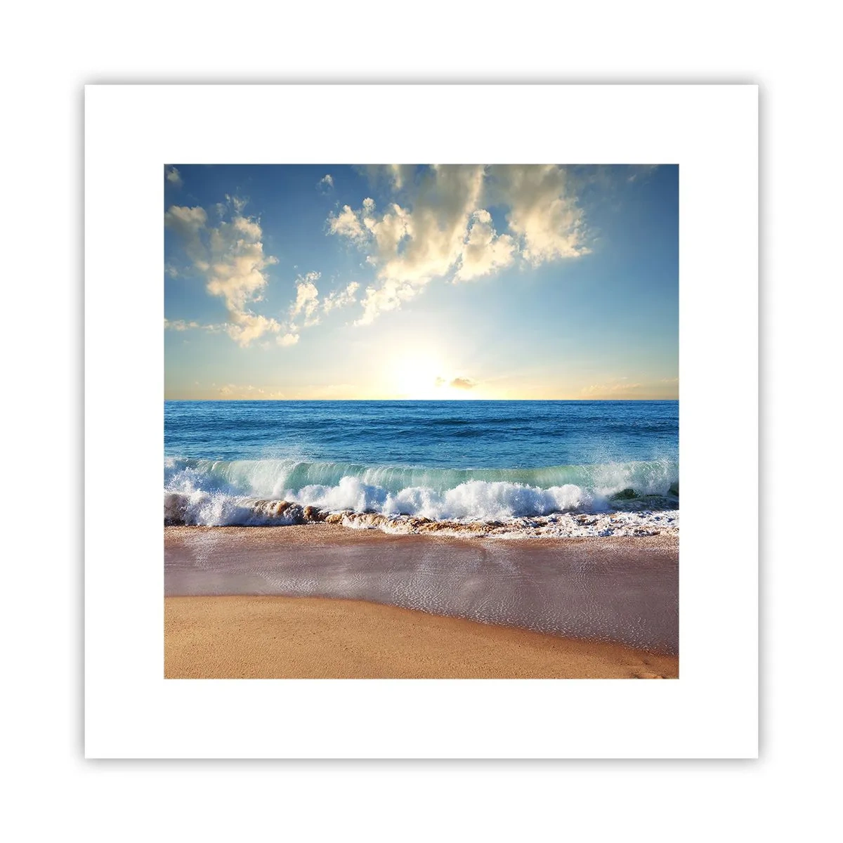 Plakat - Bevægelse og stilhed på samme tid - 30x30 cm