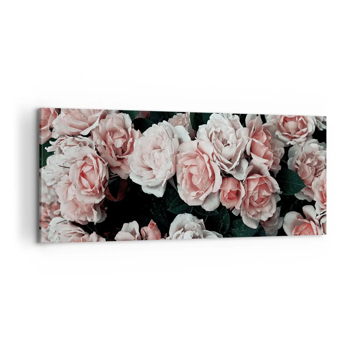 Lærredstryk - Billede på lærred - Lyserød ansamble - 120x50 cm