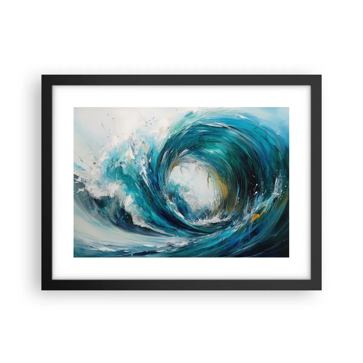 Plakat i sort ramme - Havets portal - 40x30 cm