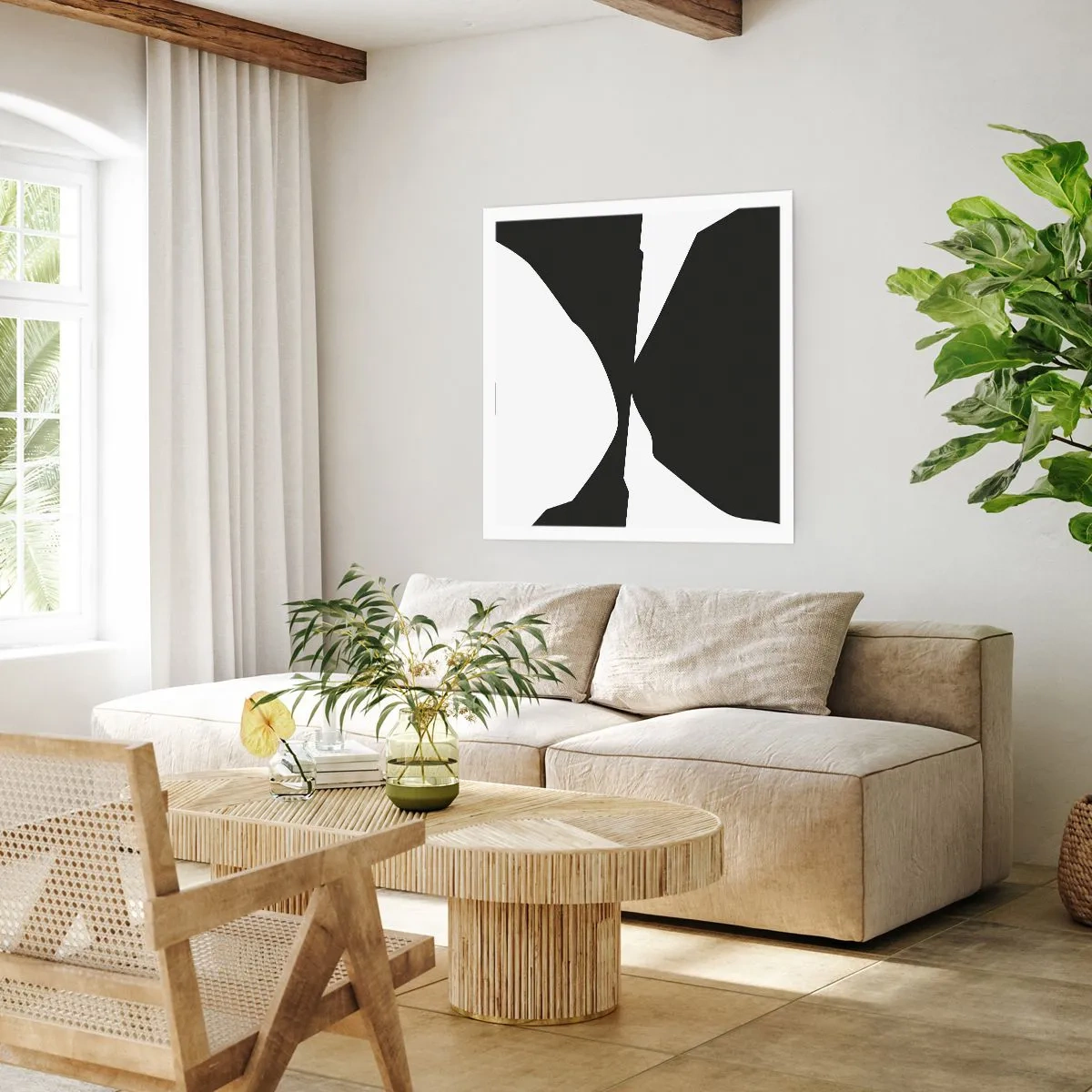 Plakat - Positiv-negativ - 60x60 cm