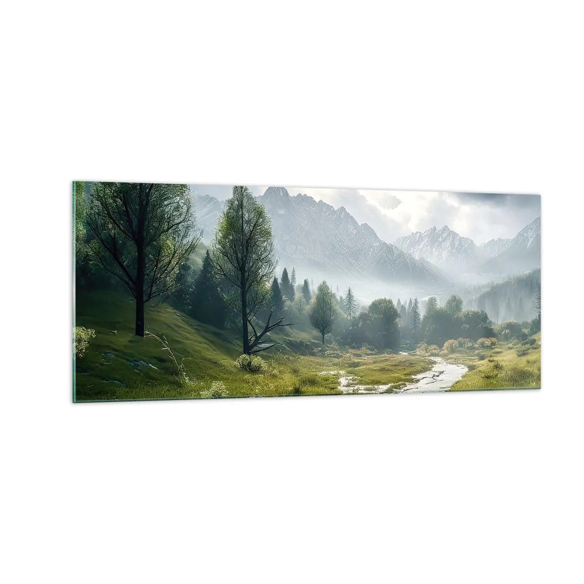 Billede på glas - Der og tilbage - 100x40 cm