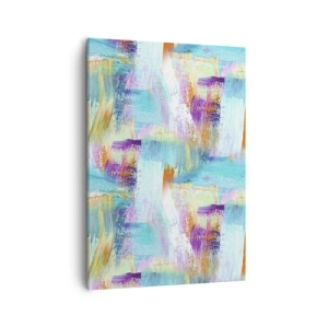 Lærredstryk - Billede på lærred - Munter mazel topper - 50x70 cm