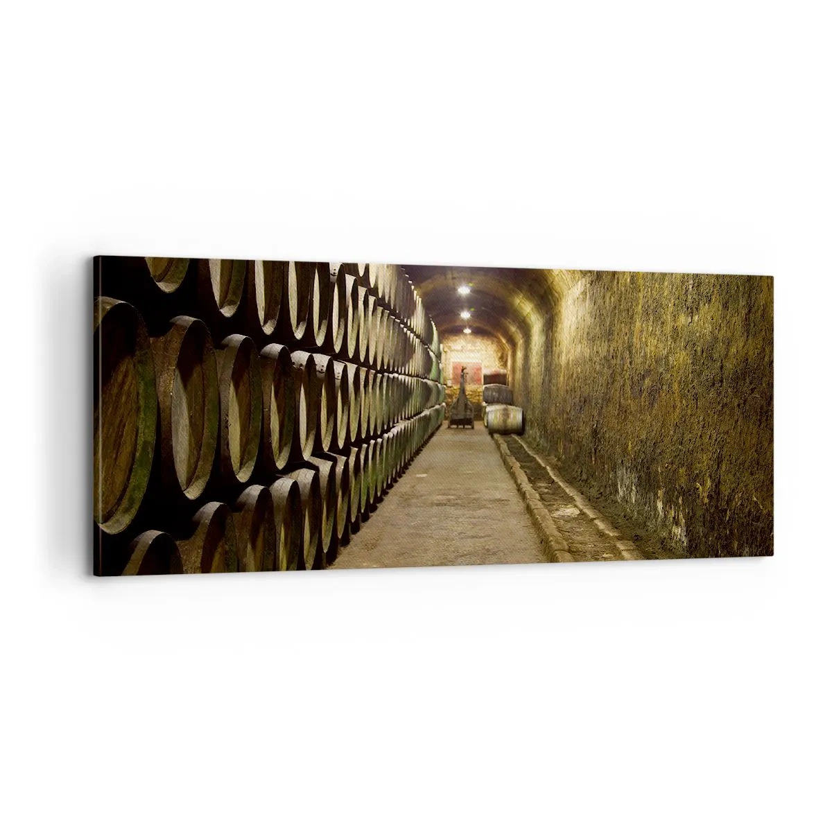 Lærredstryk - Billede på lærred - Det er godt at ligge ned - 100x40 cm