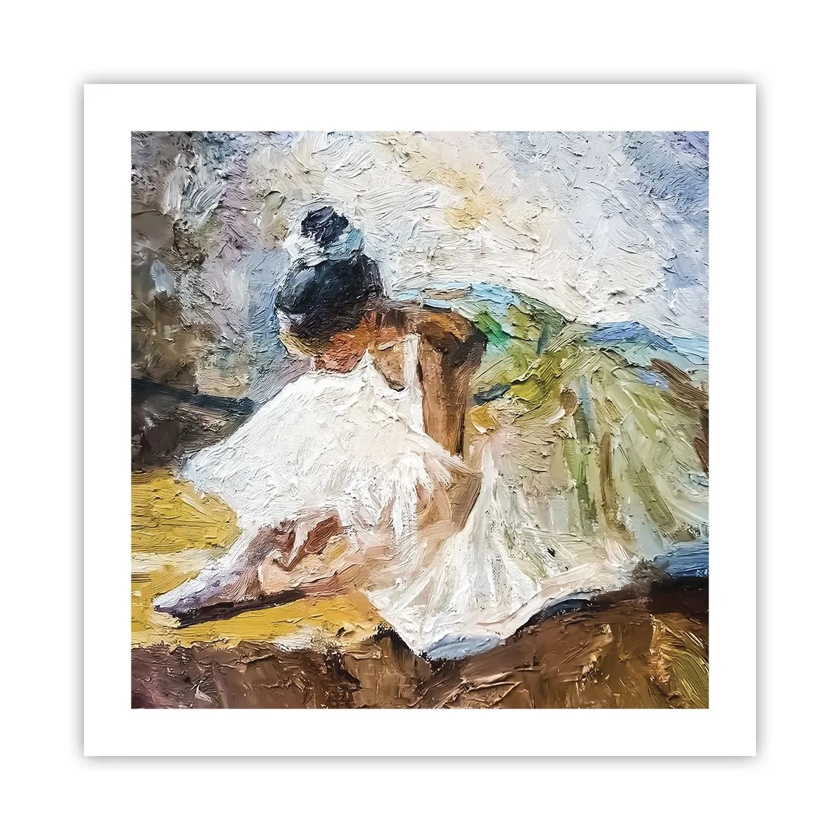 Plakat - Fra et maleri af Degas - 50x50 cm