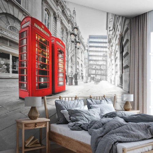 Fototapet Premium Sand - Welcome to London - Byer, London, Arkitektur - 100x70 cm