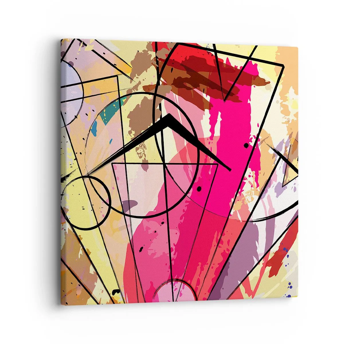 Lærredstryk - Billede på lærred - Eksplosion - 30x30 cm