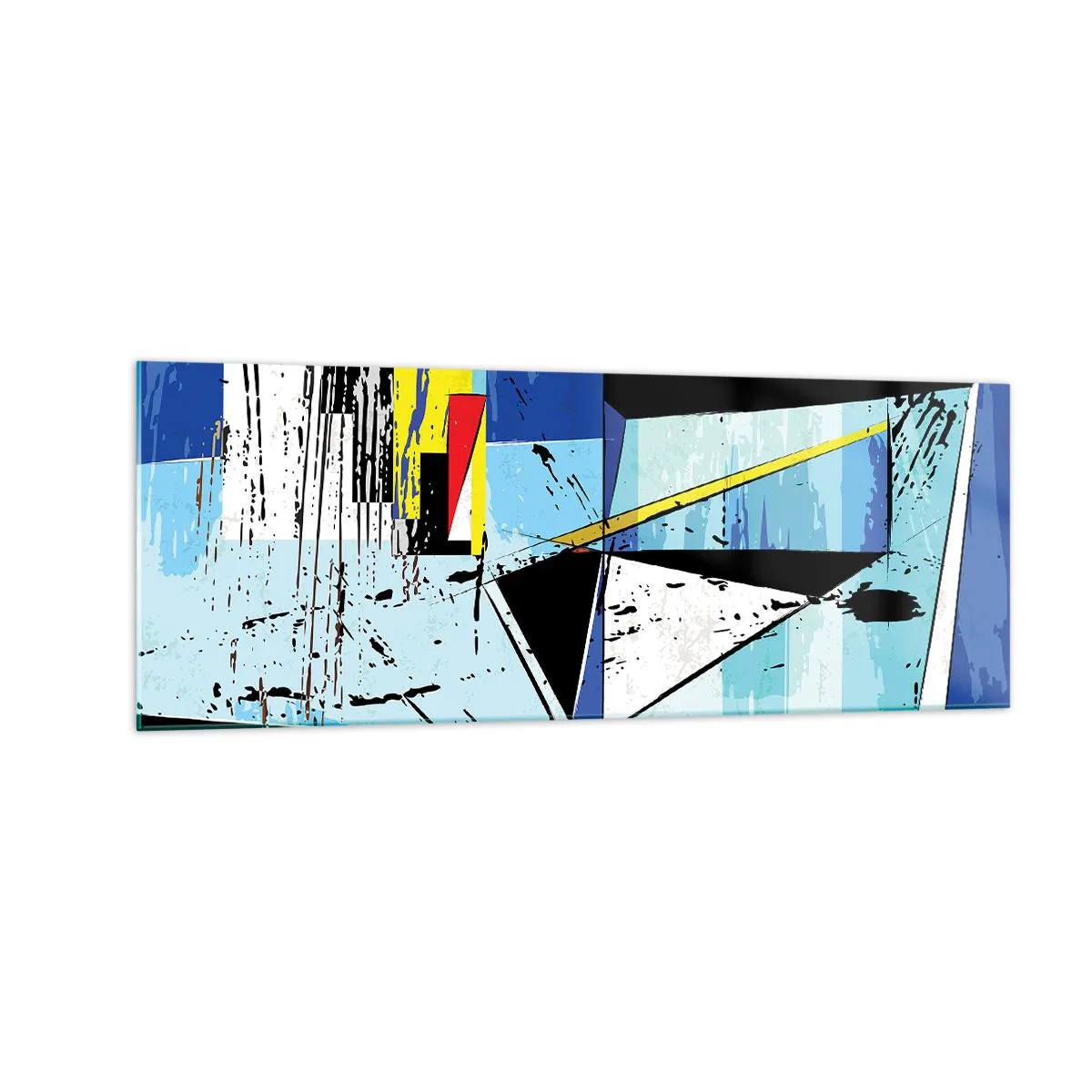 Billede på glas - At se verden fra en ny vinkel... - 140x50 cm