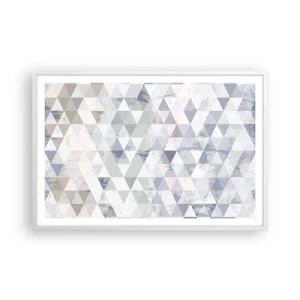 Plakat i hvid ramme - I takt på tre - 91x61 cm