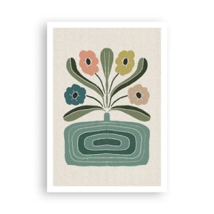 Plakat - Symmetrisk buket - 70x100 cm