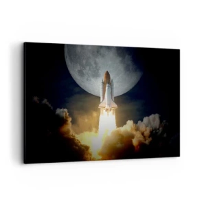 Lærredstryk - Billede på lærred - Begyndelsen på et overjordisk eventyr - 120x80 cm