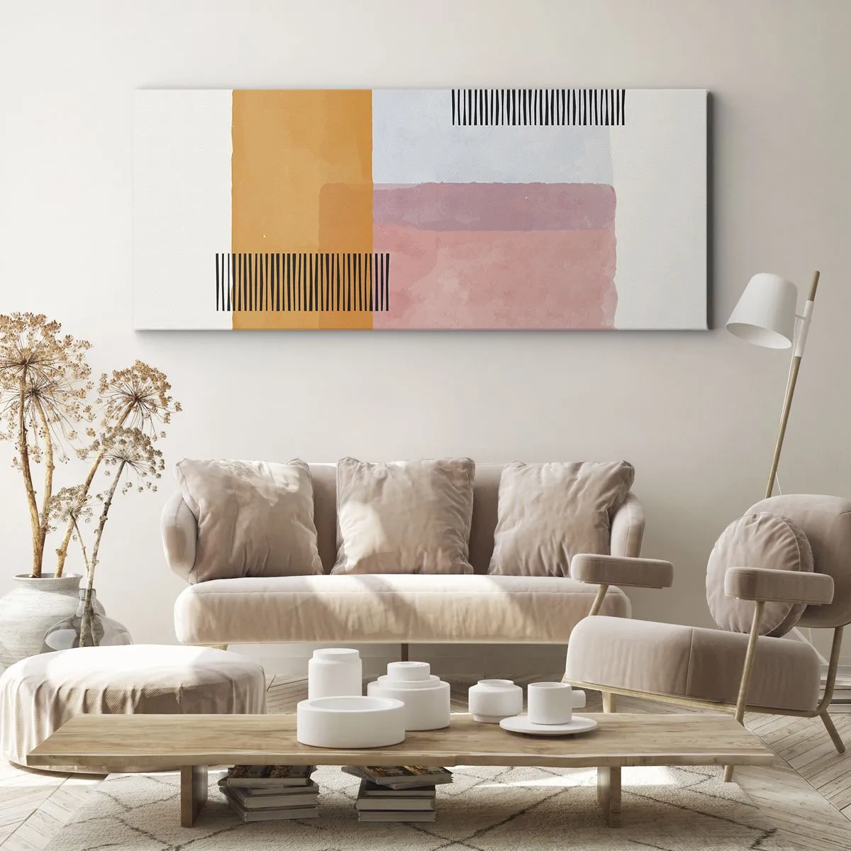 Lærredstryk - Billede på lærred - Fra hjørne til hjørne - 100x40 cm