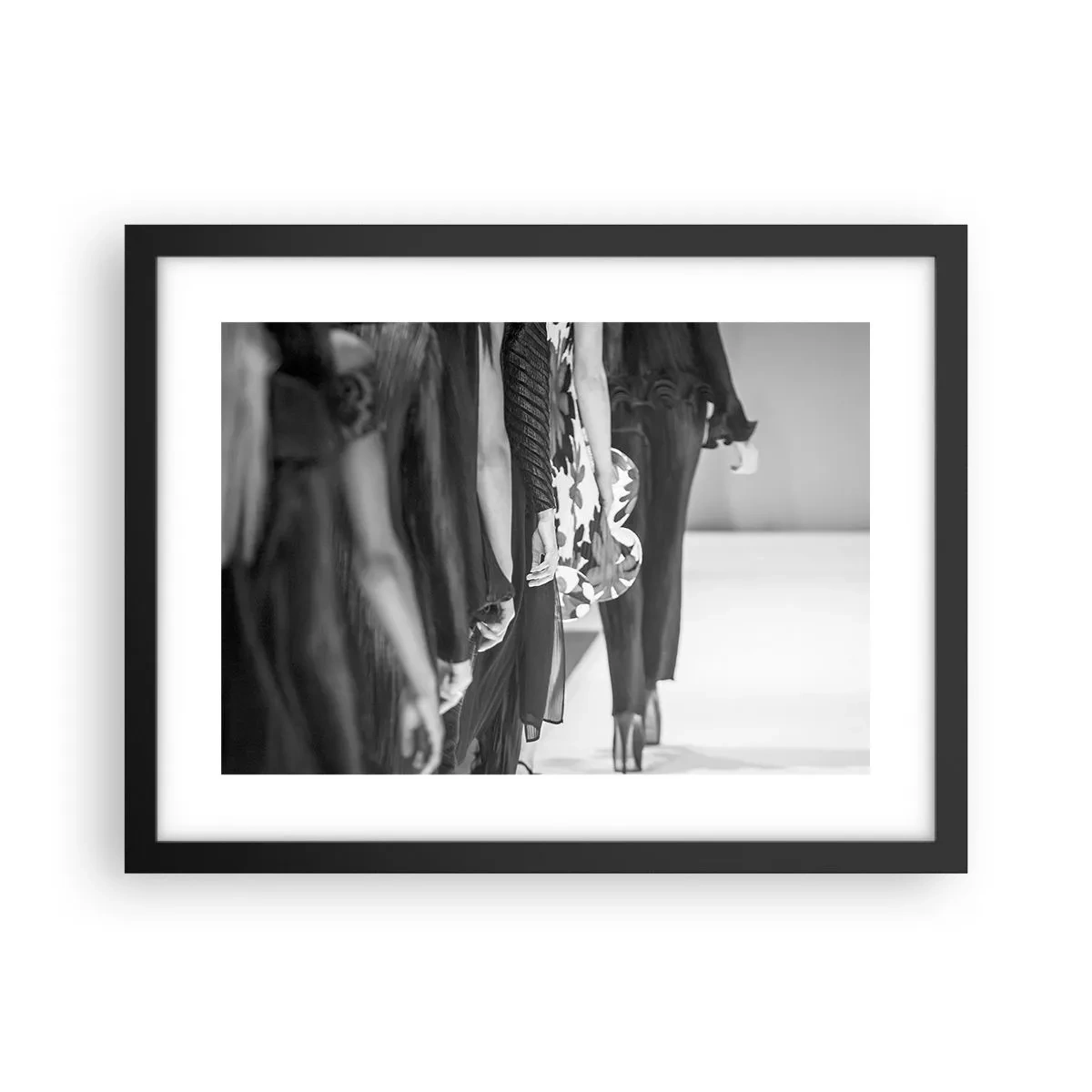 Plakat i sort ramme - En stilfuld parade - 40x30 cm