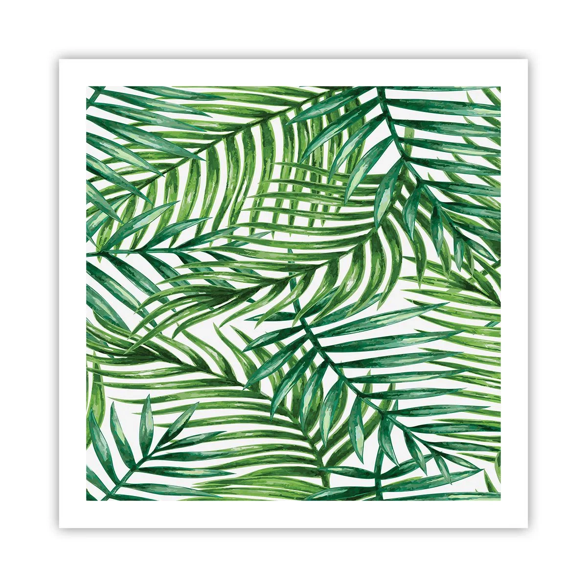 Plakat - Under det grønne baldakin - 60x60 cm