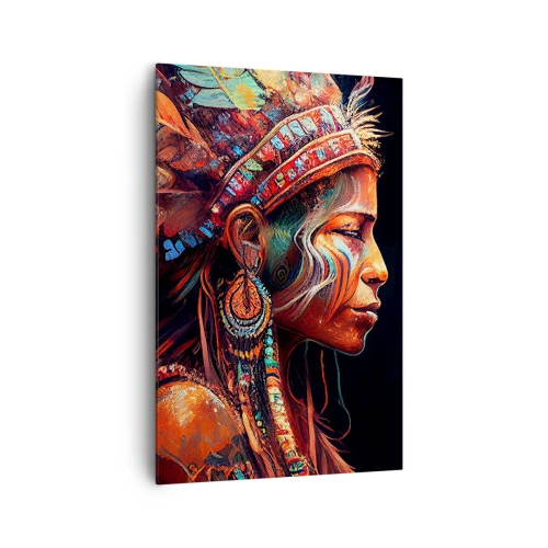 Lærredstryk - Billede på lærred - Et magisk ritual - 80x120 cm