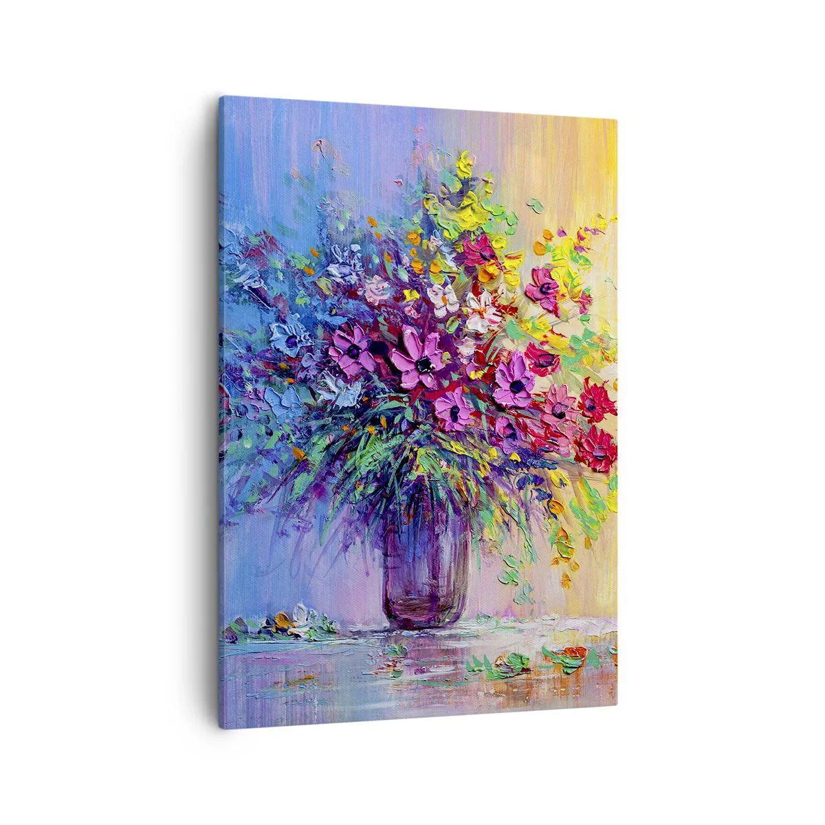 Lærredstryk - Billede på lærred - Gave fra en sommereng - 50x70 cm