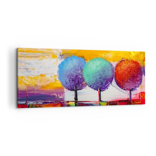 Lærredstryk - Billede på lærred - Tredje gang er lykkens gang - 100x40 cm
