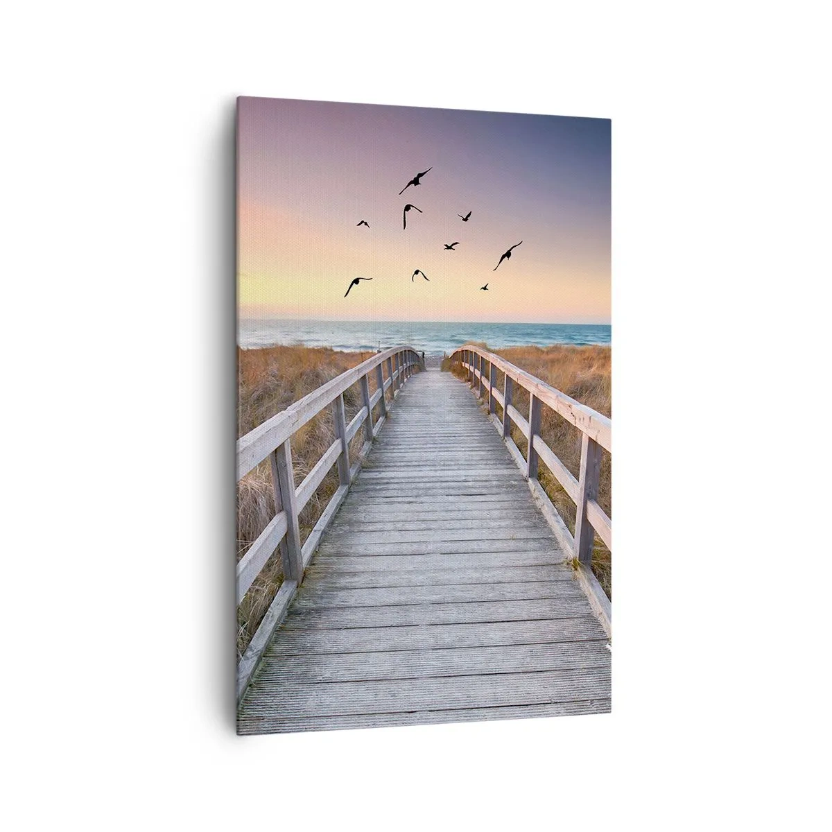 Lærredstryk - Billede på lærred - Rummet med højder - 80x120 cm