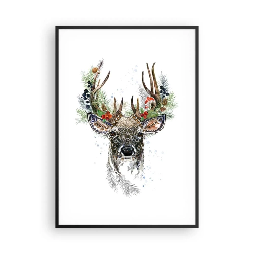 Plakat i sort ramme - I festlig påklædning - 70x100 cm