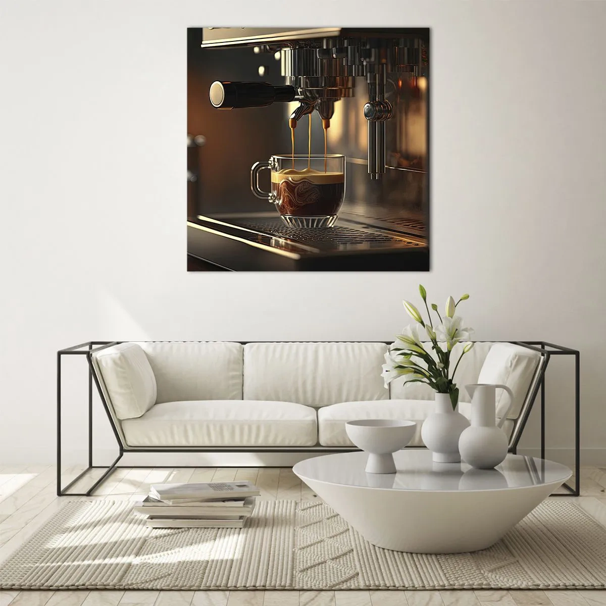 Billede på glas - En sensuel blanding - 70x70 cm