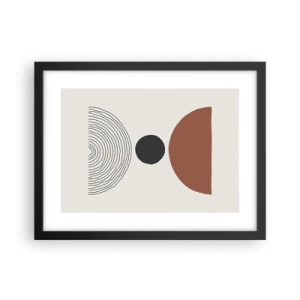 Plakat i sort ramme - I rampelyset - 40x30 cm