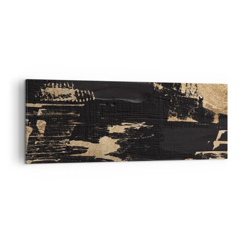 Lærredstryk - Billede på lærred - Et spor af berøring - 140x50 cm