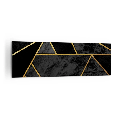 Lærredstryk - Billede på lærred - Mørke og lys - 160x50 cm