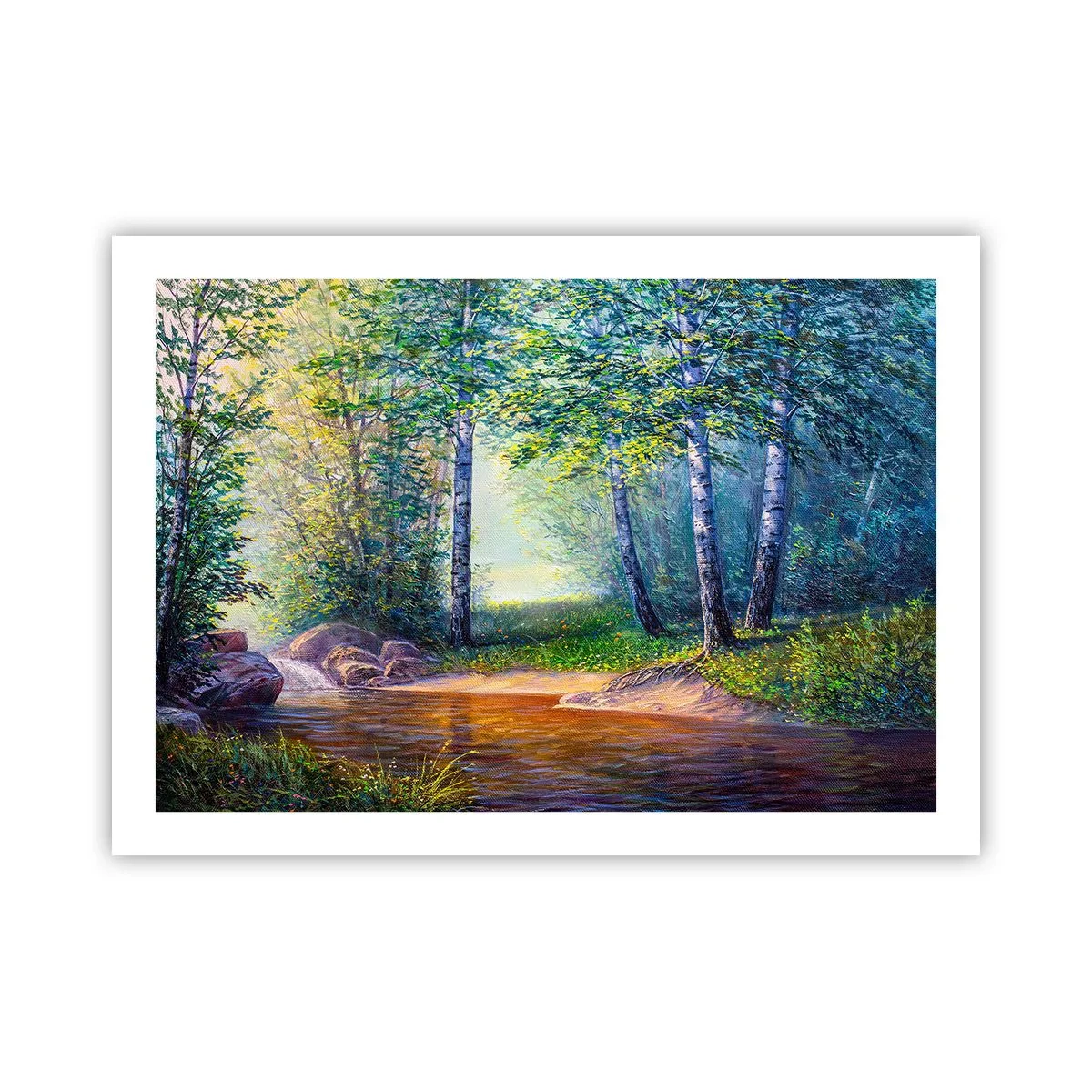 Plakat - Idylliske omgivelser - 70x50 cm