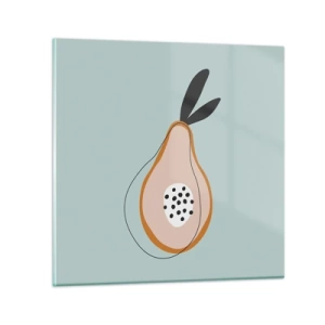 Billede på glas - Trænge ind i tingenes natur - 30x30 cm