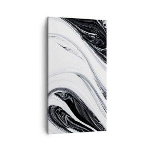 Lærredstryk - Billede på lærred - Kombination af modsætninger - 45x80 cm