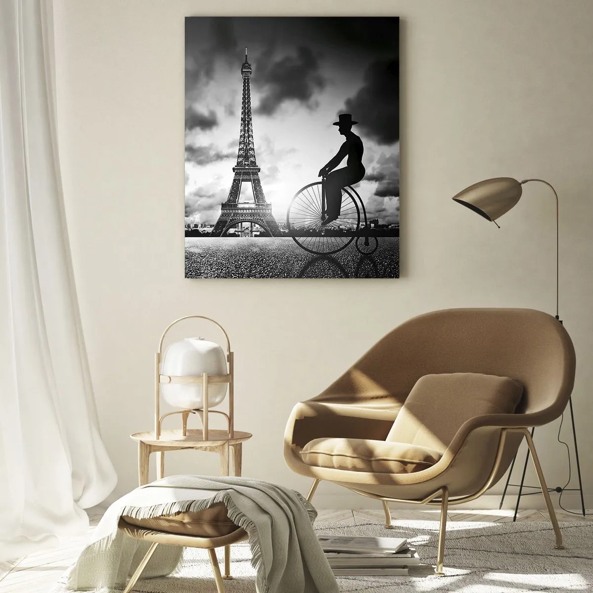 Billede på glas - Længsel efter Belle Epoque - 50x70 cm