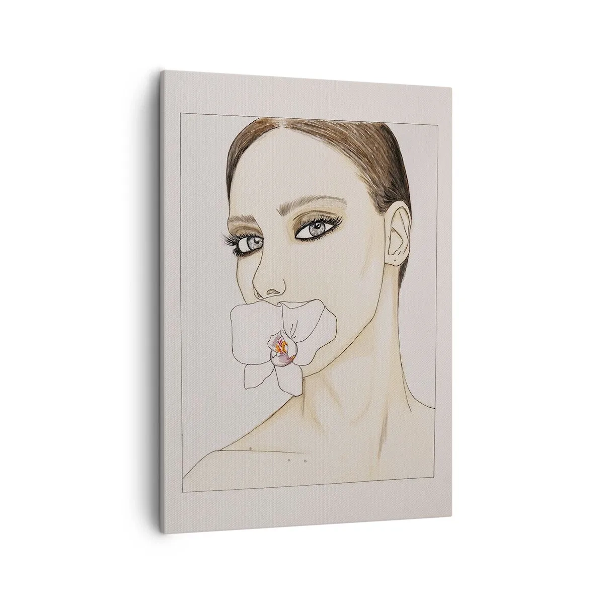 Lærredstryk - Billede på lærred - Et symbol på elegance og skønhed - 50x70 cm