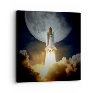 Lærredstryk - Billede på lærred - Begyndelsen på et overjordisk eventyr - 30x30 cm