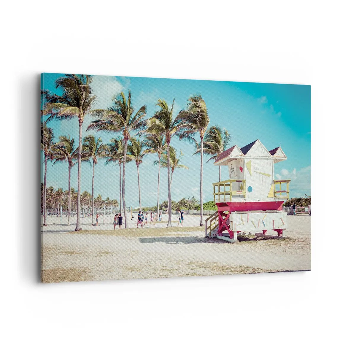 Lærredstryk - Billede på lærred - En smuk dag foran dig - 120x80 cm