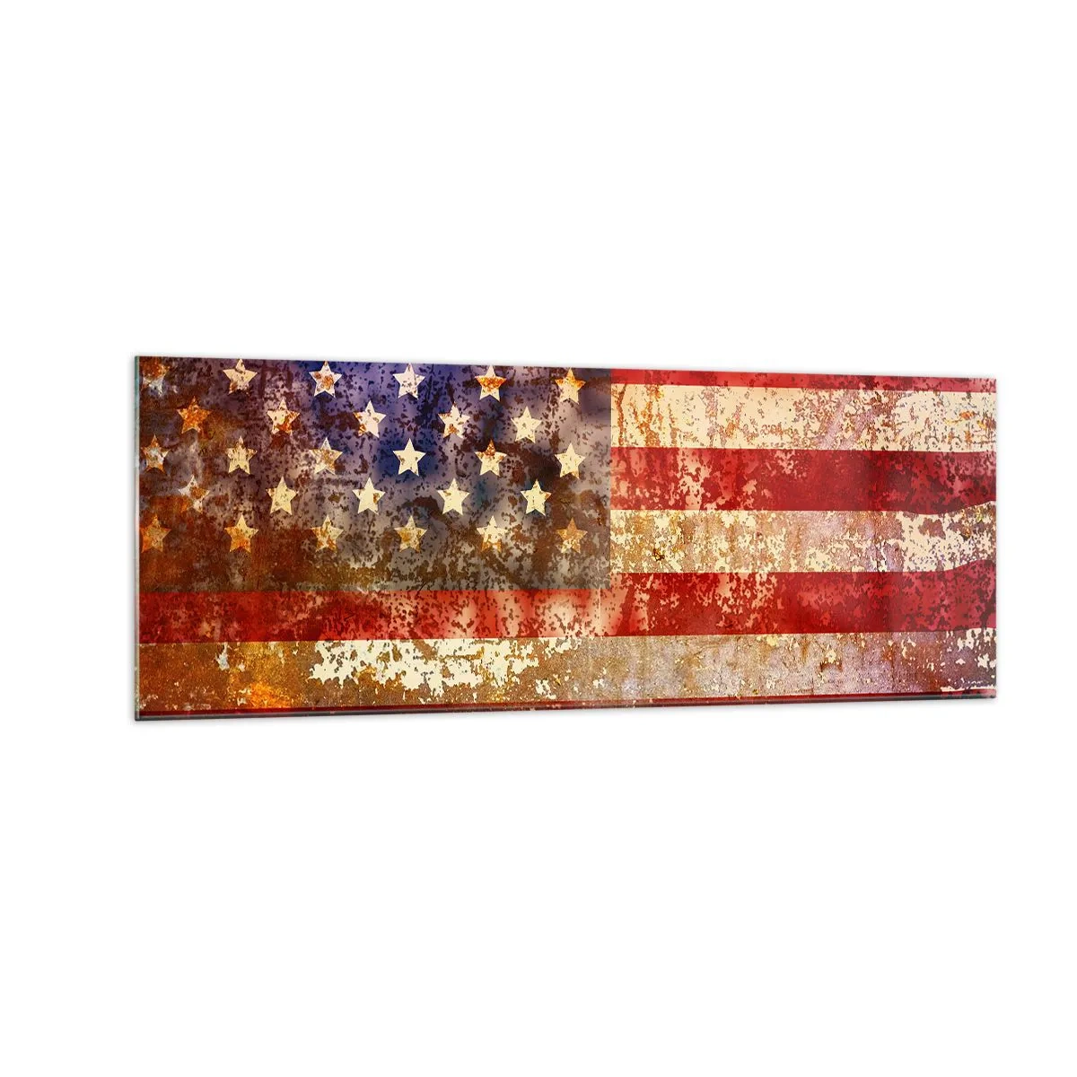 Billede på glas - Herlighed går ikke bort - 140x50 cm