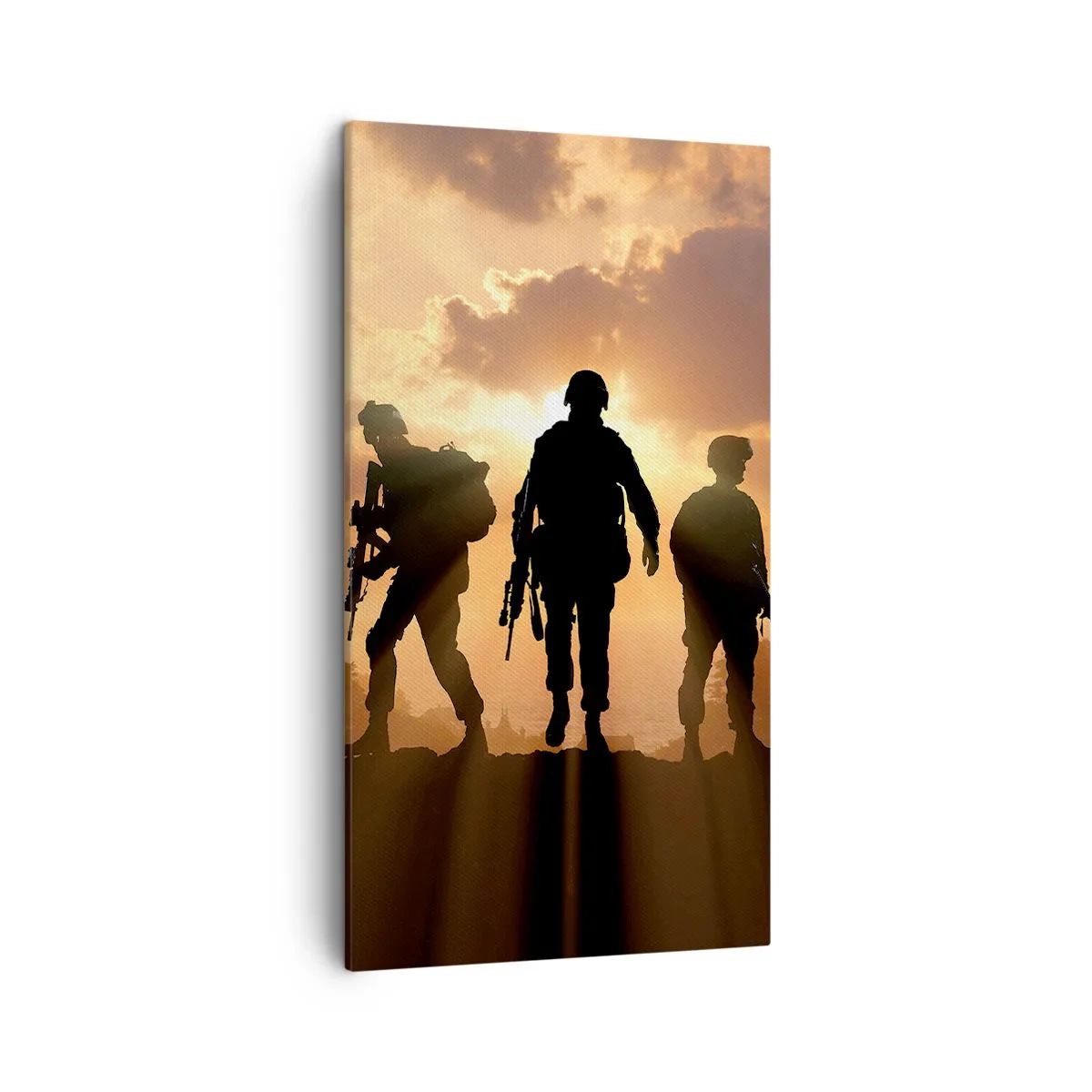 Lærredstryk - Billede på lærred - Brothers in arms - 45x80 cm