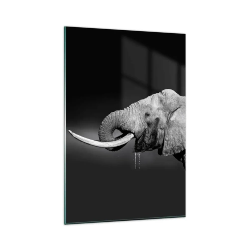 Billede på glas - Ja, det er godt nu - 80x120 cm
