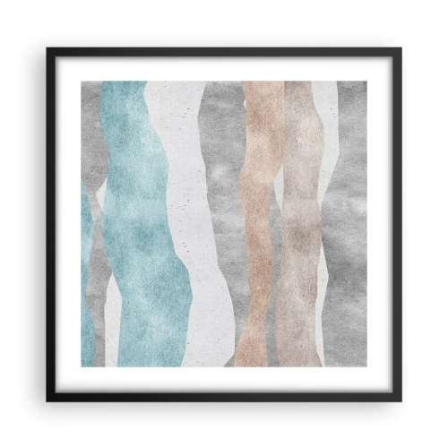 Plakat i sort ramme - En undersøgelse af intimitet - 50x50 cm