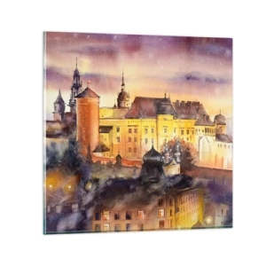 Billede på glas - En historie og en fortælling - 40x40 cm