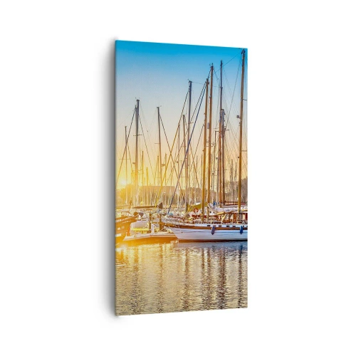 Lærredstryk - Billede på lærred - Vinden skal også sove - 65x120 cm