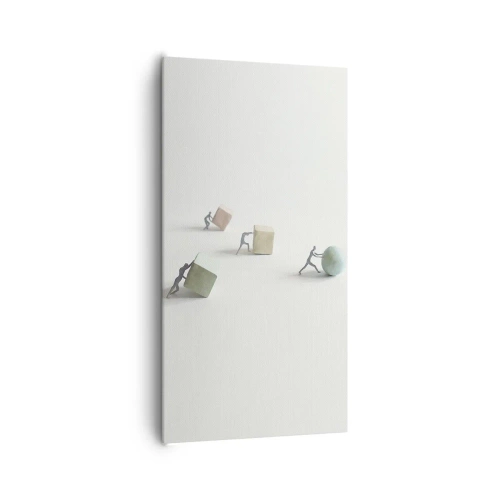 Lærredstryk - Billede på lærred - Selve livet - 65x120 cm