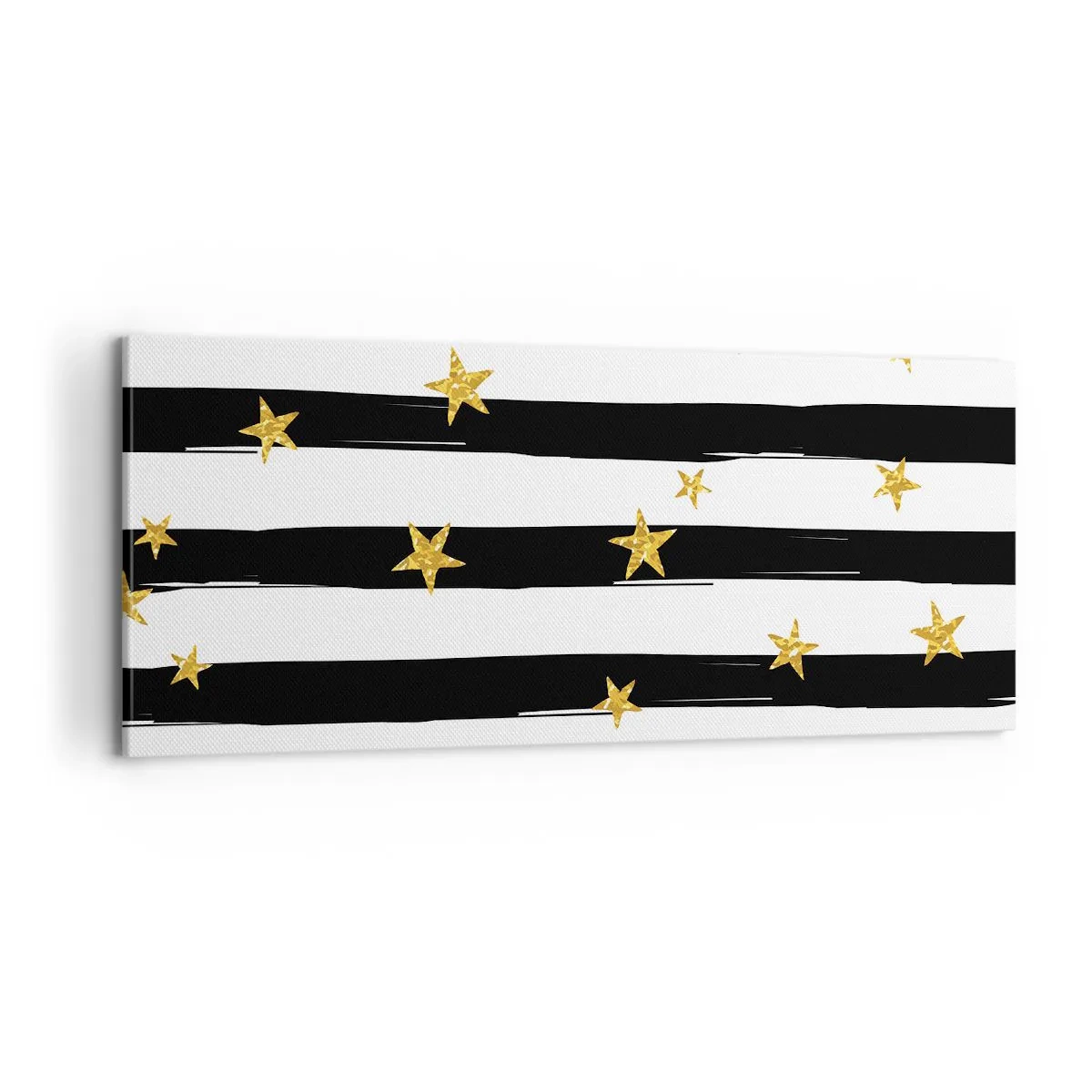 Lærredstryk - Billede på lærred - Vi blev alle født under en heldig stjerne - 100x40 cm