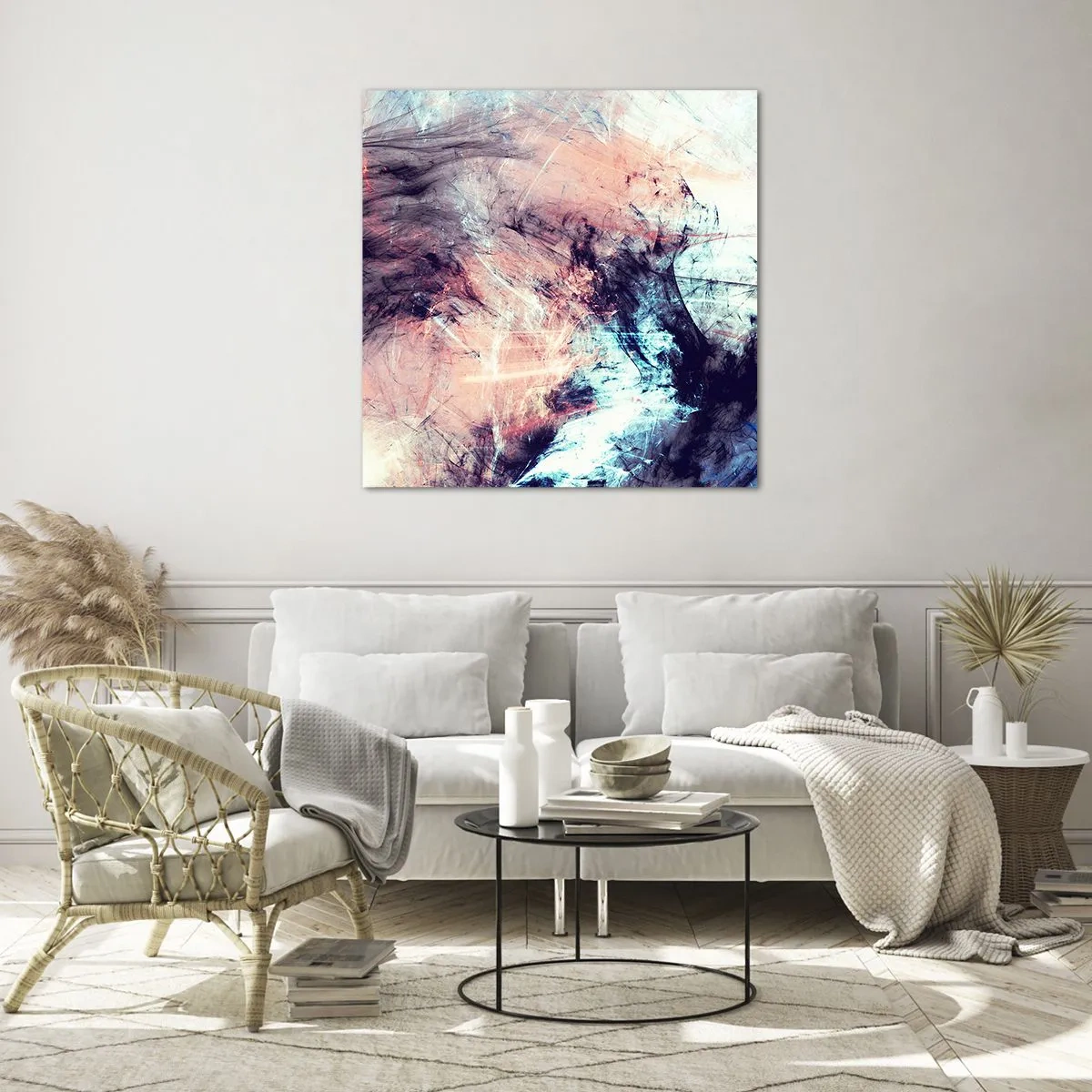 Billede på glas - Mærk vinden - 50x50 cm