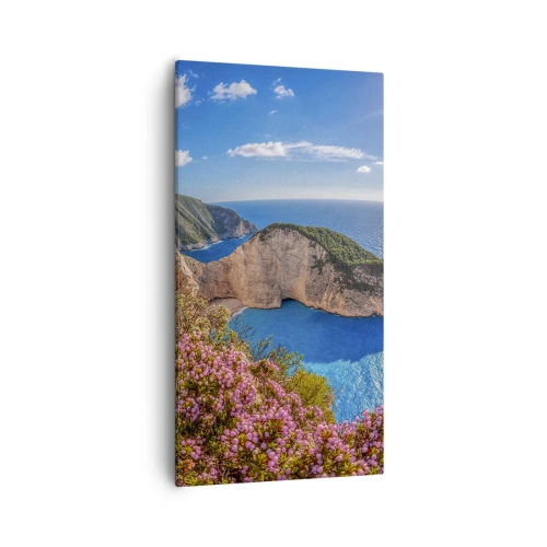 Lærredstryk - Billede på lærred - Min store græske ferie - 55x100 cm