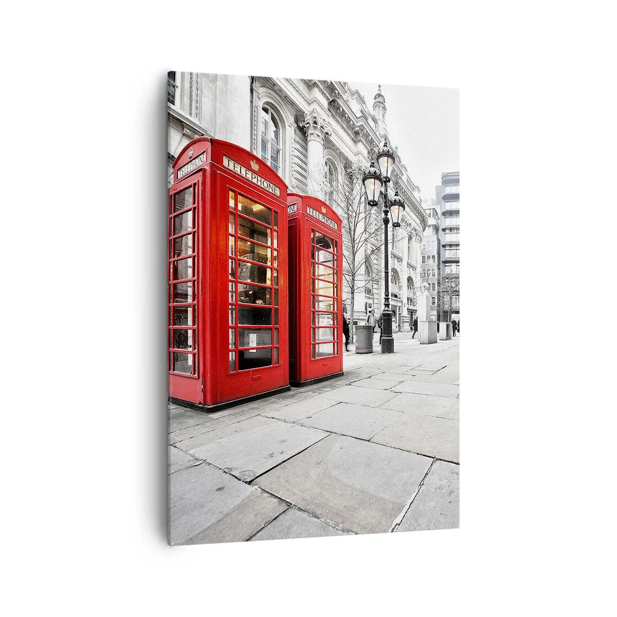 Lærredstryk - Billede på lærred - Welcome to London - 70x100 cm
