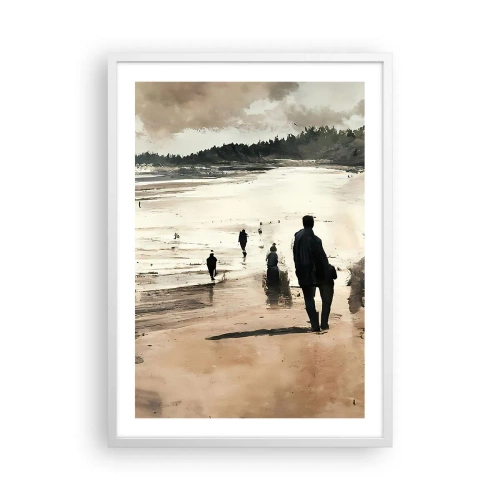 Plakat i hvid ramme - Indkaldt - 50x70 cm