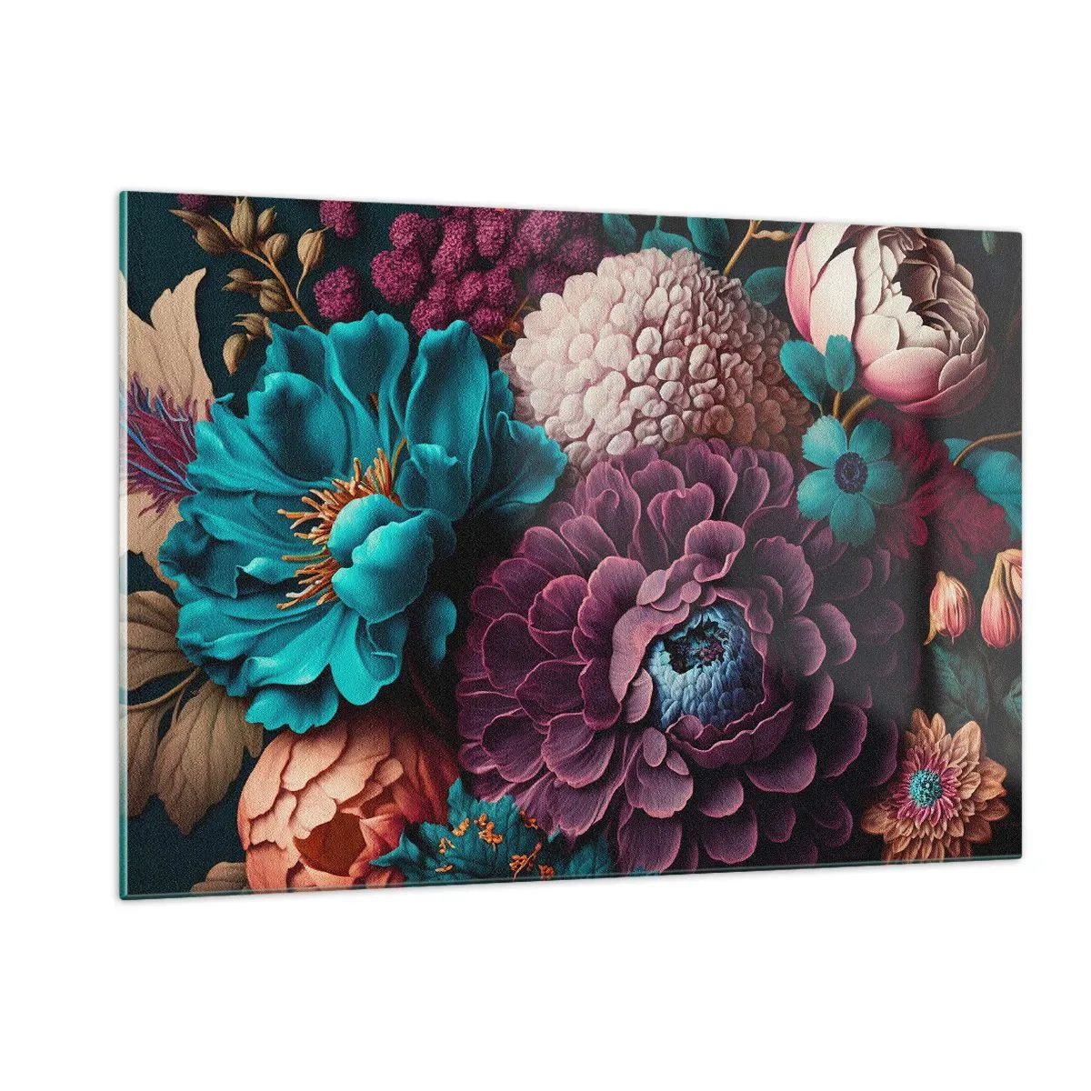 Billede på glas - Natur i overflod - 120x80 cm