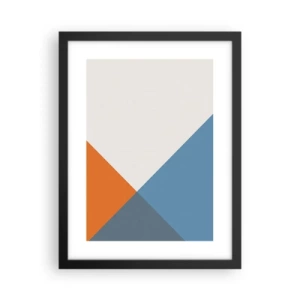 Plakat i sort ramme - Med hensyn til ... - 30x40 cm