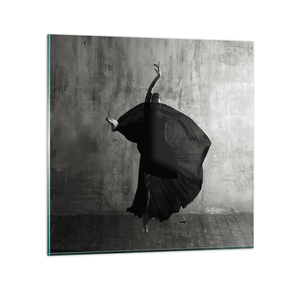 Billede på glas - Passioneret bælte - 60x60 cm